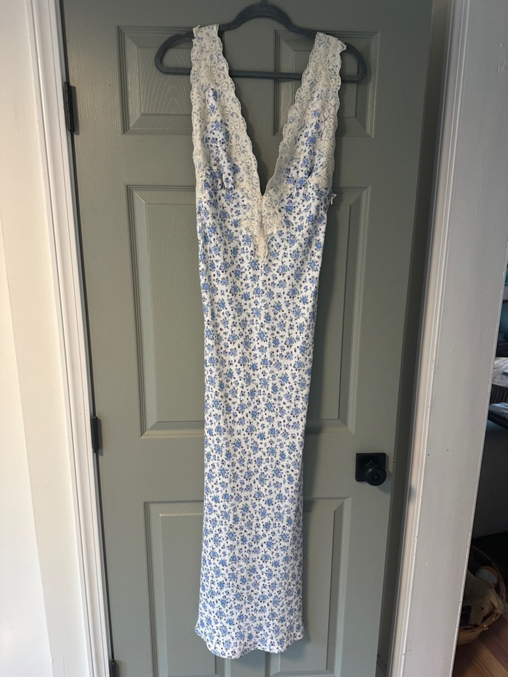 Floral Lace Slip Dress